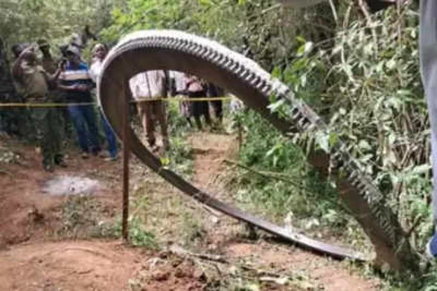 Viral: 500 kg object from space crashes into Kenyan village, officials investigate