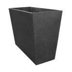 Home Depot Tierra Verde Sonata Slate Rubber Self-Watering Planter