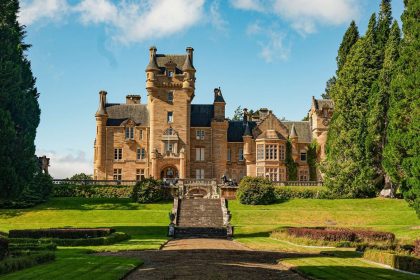 The Traitor's Scottish filming location Ardross Castle