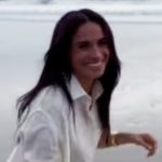 Meghan welcomes in the new year on the beach in the first post on her new account