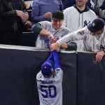 Fans with Mookie Betts