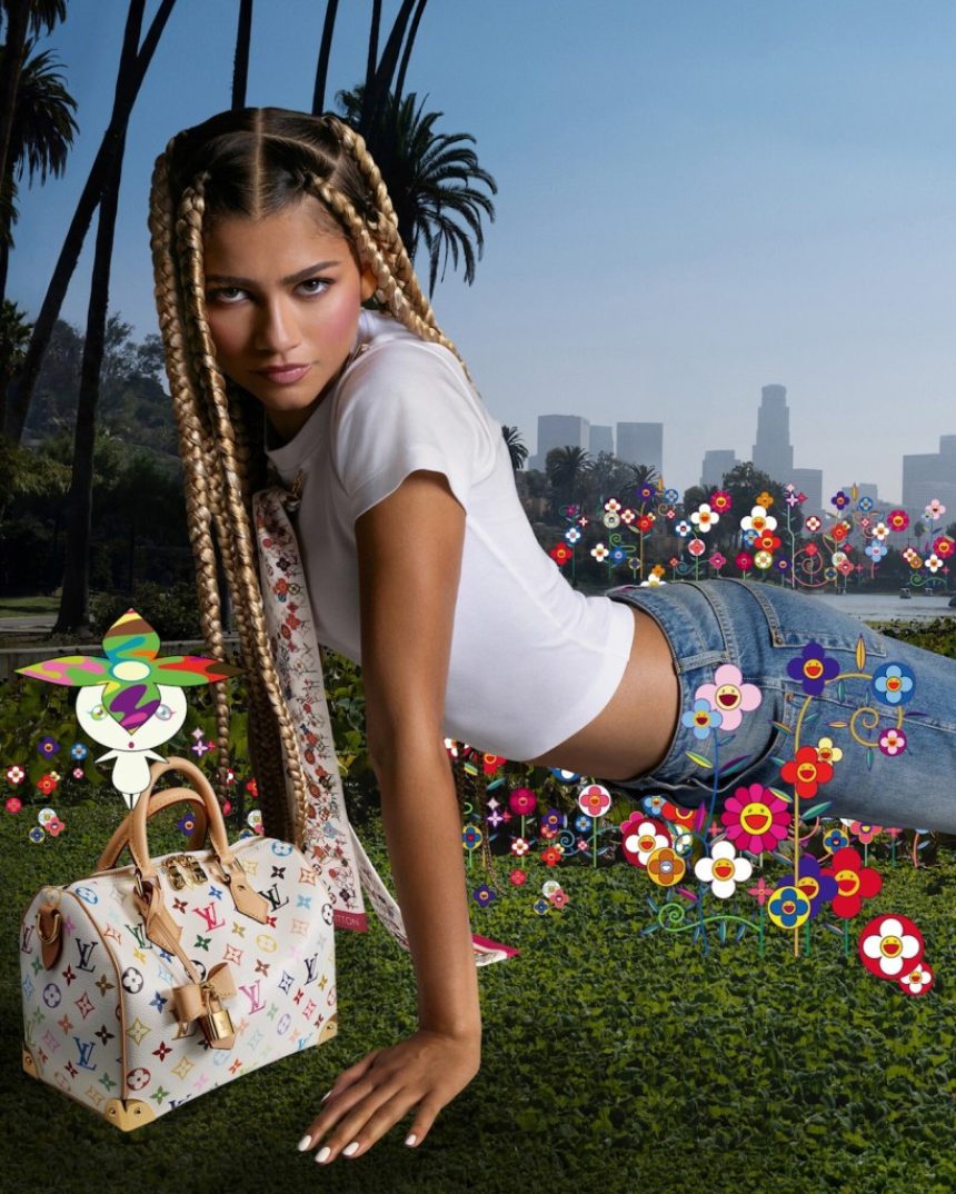 Louis Vuitton x Murakami 2025 : Zendaya by Inez van Lamsweerde & Vinoodh Matadin