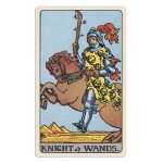 Your tarot card for January 9, 2025 is the Knight of Wands.