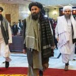 Mullah Abdul Ghani Baradar and other delegation members attend the Afghan peace conference in Moscow, Russia. — Reuters/File