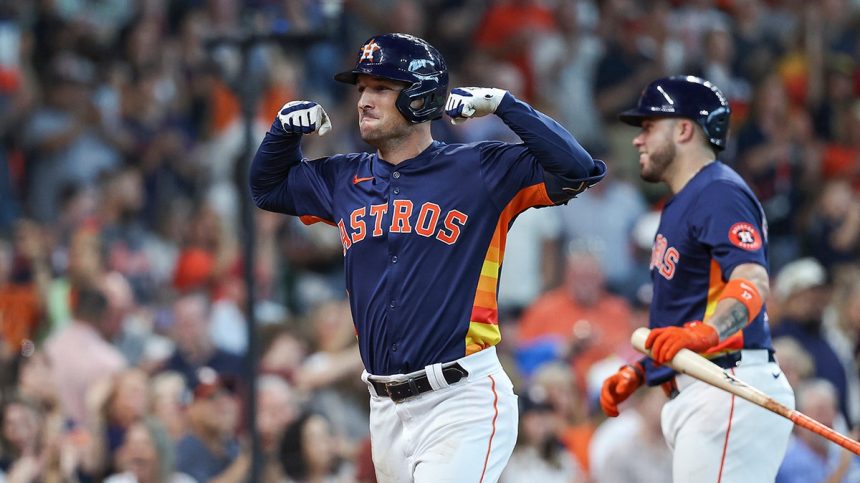 Alex Bregman flexing