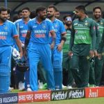 India´s (left) and Pakistan´s players arrive for the Asia Cup 2023 ODI cricket match between India and Pakistan at the Pallekele International Cricket Stadium in Kandy on September 2, 2023. — AFP