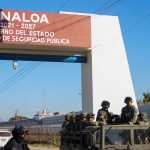 Mexican troops in Sinaloa, Mexico