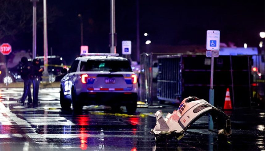 Debris of the aircraft lies on the ground at the site of a plane crash in Philadelphia, Pennsylvania, US, January 31, 2025. — Reuters