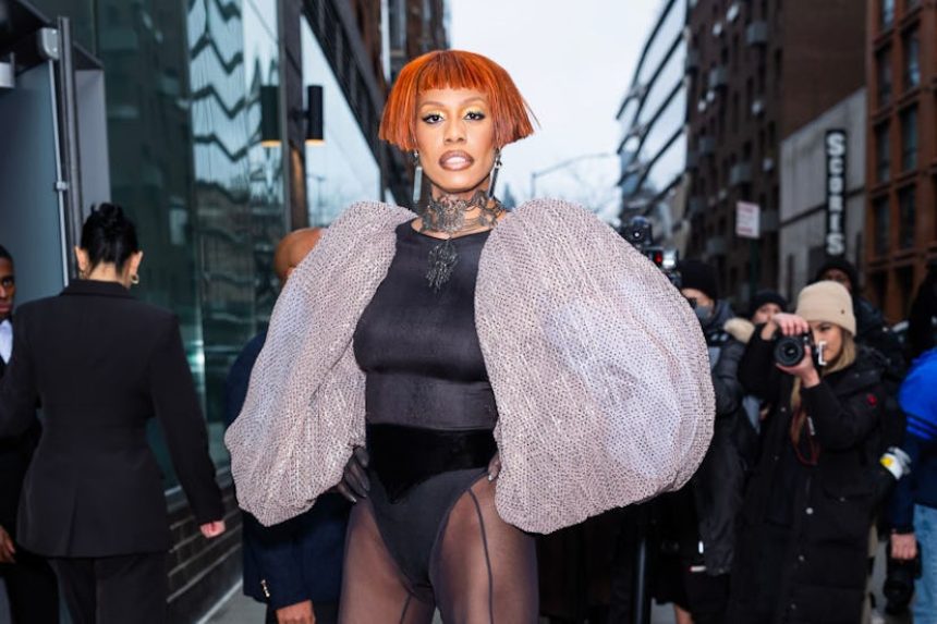 Laverne Cox at NYFW F/W 2025.