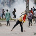 Protesters clash with Border Guard Bangladesh (BGB) and the police, in Dhaka, Bangladesh, July 19, 2024. — Reuters