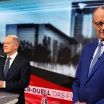 Friedrich Merz debates Olaf Scholz