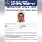 Fausto Isidro Meza-Flores wanted poster