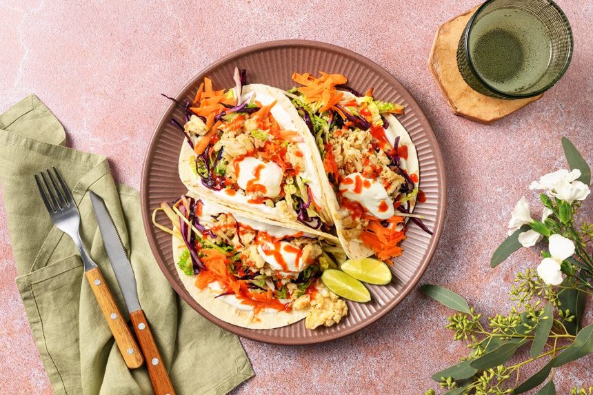 Taco night, but make it fresh – flaky basa, spiced veg and a zing of lime in every bite