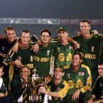 South African team pose as winners for the first edition of ICC Champions Trophy. — ICC/File