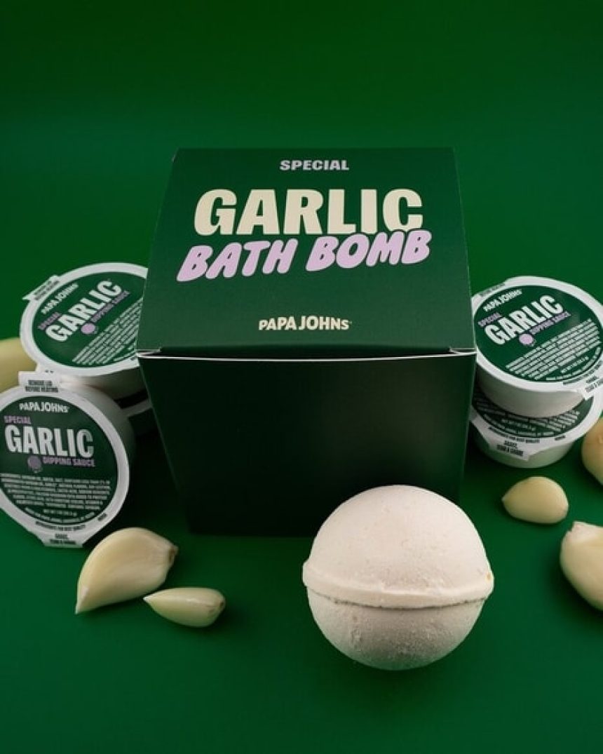 Garlic-Scented Bath Bombs