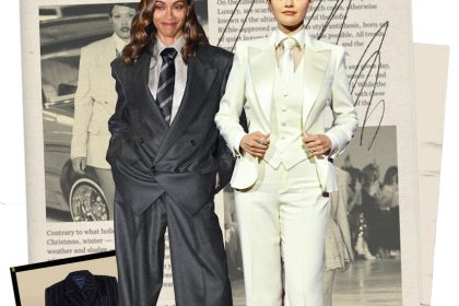 Spring 2025 Fashion Trend: Zoe Saldana & Selena Gomez in CEO-Core