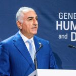 Reza Pahlavi addresses a summit in Geneva