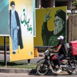 Ali Khamenei poster in Baghdad, Iraq.