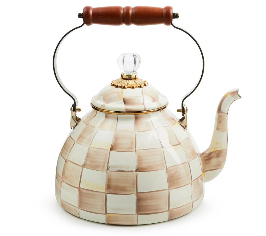 Mackenzie- Childs 3-Quart Enamel Tea Kettle