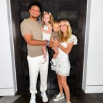 patrick and brittany mahomes holding their kids