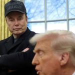 Elon Musk listens to US President Donald Trump speak in the Oval Office of the White House in Washington, DC, US, February 11, 2025. — Reuters