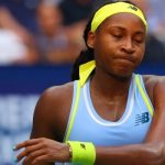 Coco Gauff of the US grimaces after her loss to Emma Navarro of the US in a round of 16th match in the US Open in New York, United States, on September 1, 2024. — Reuters