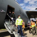 Honduran migrants arrive on a deportation flight at the Ramon Villeda Morales International Airport following US President Donald Trumps national emergency declaration on immigration, in San Pedro Sula, Honduras, January 31, 2025. — Reuters