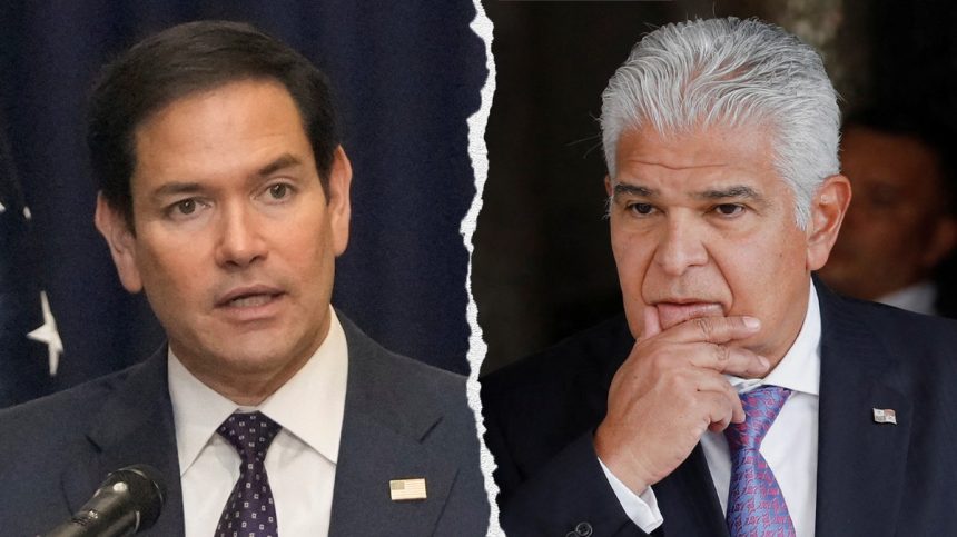 Marco Rubio (L) and Jose Raul Mulino (R)