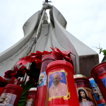 Pope Francis candles