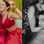 Prateik Babbar and Priya Banerjee’s coordinated red Mehendi looks steal the spotlight