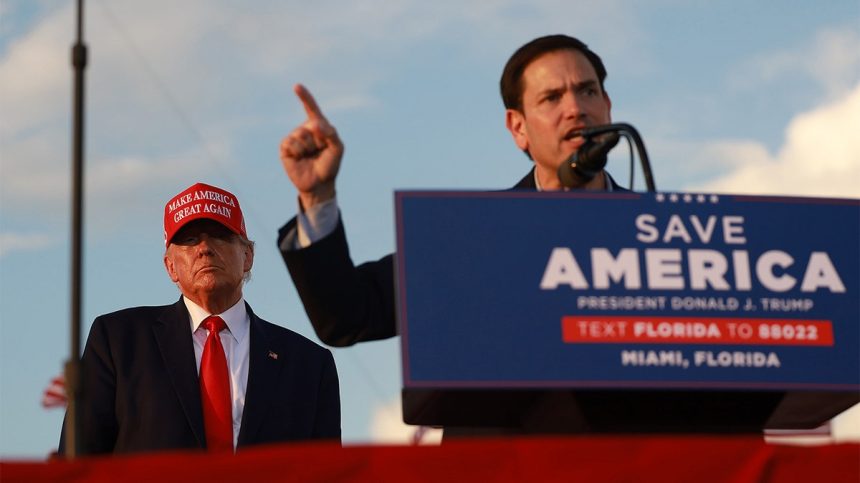 Marco Rubio, Donald Trump