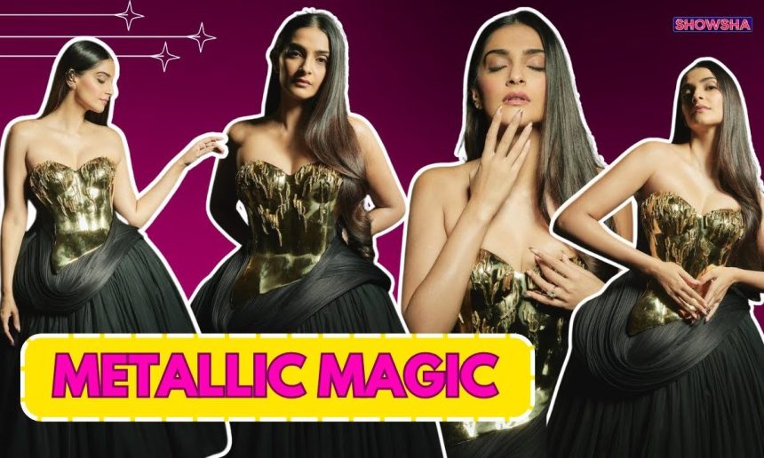 Sonam Kapoor Steals The Show In A Custom Gaurav Gupta Metal Breastplate Look | WATCH - News18