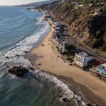 Malibu, California shoreline