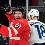 Mark Stone smiles