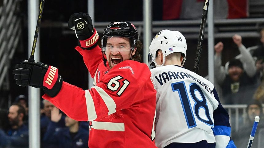 Mark Stone smiles