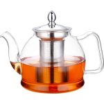 Hiware Glass Teapot with Removable Infuser