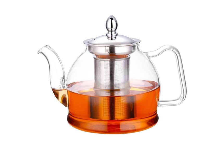 Hiware Glass Teapot with Removable Infuser