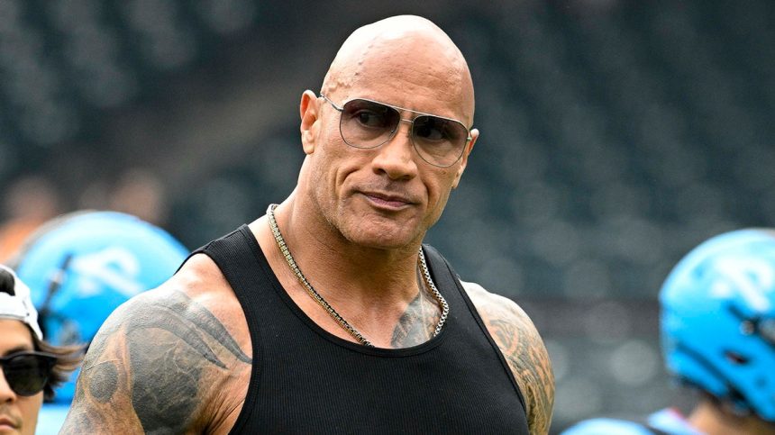 The Rock at a UFL game