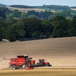 Tractors are among the vehicles banned from UK motorways