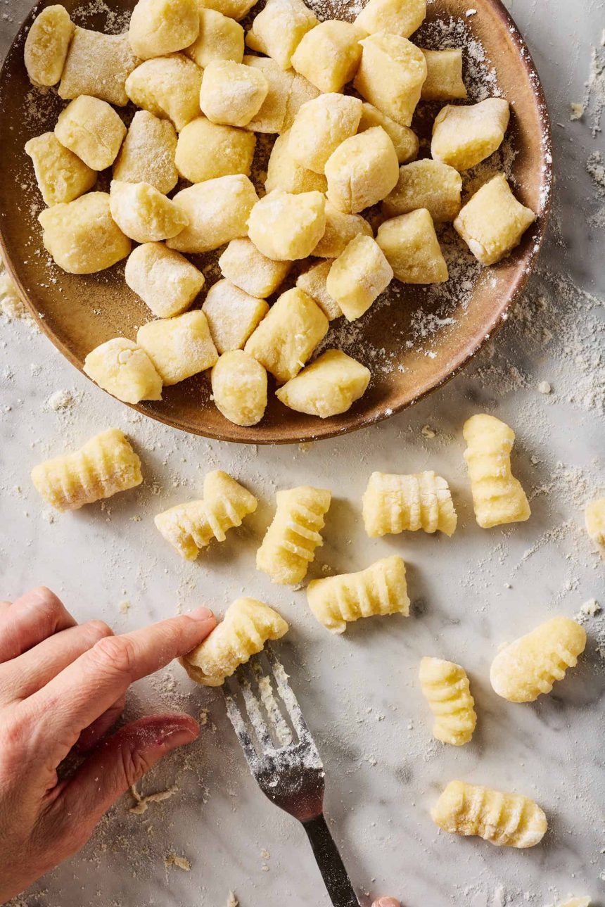 Homemade gnocchi