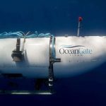 The Titan submersible, operated by OceanGate Expeditions to explore the wreckage of the sunken SS Titanic off the coast of Newfoundland, dives in an undated photograph. — Reuters/File