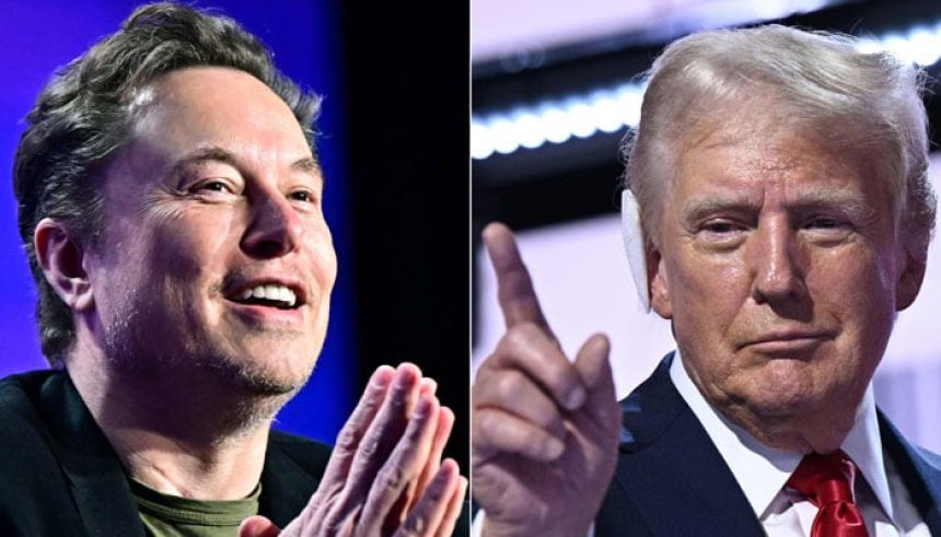 This combination of pictures shows Tesla CEO Elon Musk (left) and US President Donald Trump. — AFP/File