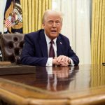 US President Donald Trump sits in the Oval Office of the White House, as he signs executive orders, in Washington, US, January 23, 2025. — Reuters