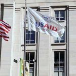 American and USAID flags fly outside the aid agencys building in Washington, DC, US, February 1, 2025. — Reuters