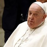 Pope Francis looks on during the Jubilee audience in Paul VI hall at the Vatican, February 1, 2025. — Reuters