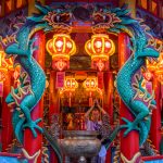 A man offers prayers on the eve of the Lunar New Year of the Snake in Jakarta