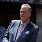 Michael Kay in dugout